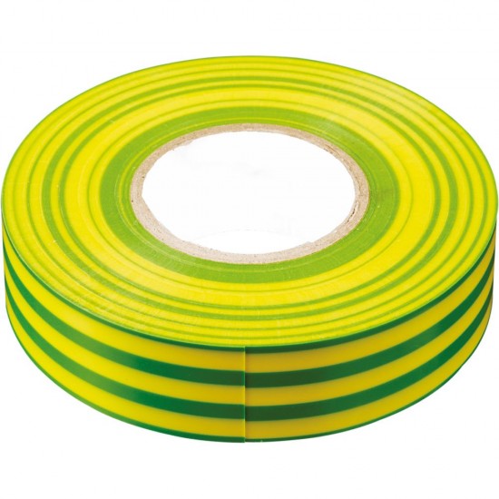 Изолента STEKKER INTP01315-10. Цвет желто-зеленый, размер 15мм.*10м., толщина0,13мм. Диапозон рабочих температур -10..+35°C, температура хрупкости не ниже -30°C, относительное удлинение на разрыв 120%, качественная изоляция при намотке в два-три слоя, пов