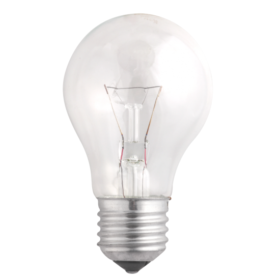 Лампа накаливания A55 240V 95W E27 clear изображение