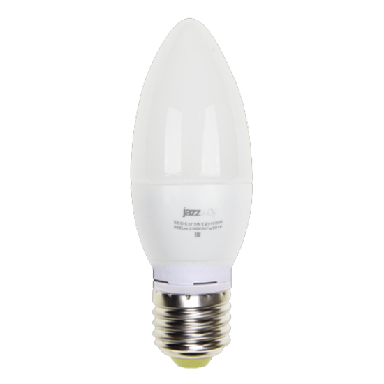 Лампа светодиодная PLED- ECO-C37 5w E27 4000K foto