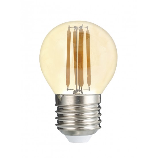 Лампа светодиодная декоративная PLED OMNI G45 6w E27 4000K Gold фото