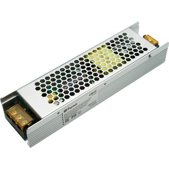 Трансформатор электронный для светодиодной ленты 100W 24V (драйвер), LB019 foto