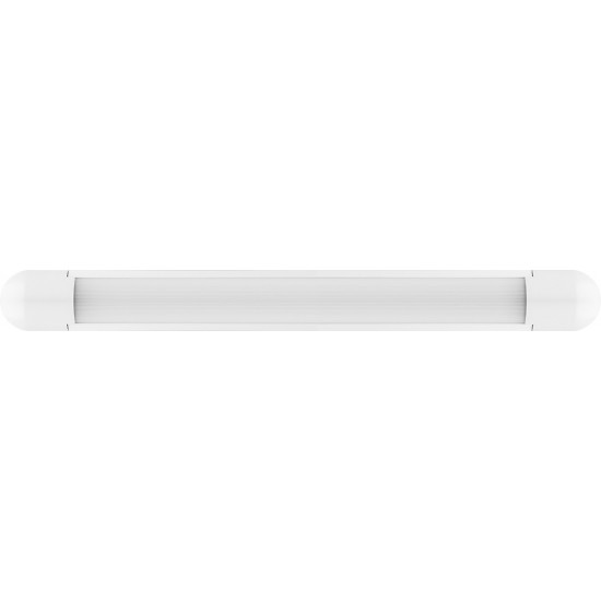 Светильник линейный светодиодный, (ДПО) FERON AL5064, 18W, 4000К (белый), 220VV, 1440Lm, IP20, цвет белый, корпус штампованная сталь, рассеиватель пластик PP, 590*60*22 мм фото
