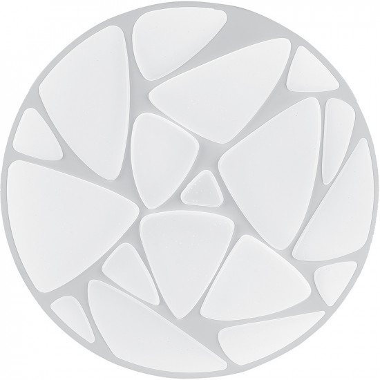 Светильник накладной светодиодный, потолочный управляемый (ДПО) FERON AL4061, 72W, 3000К-6000K (теплый белый-дневной), 230V, 5760Lm, IP20, угол рассеивания 120°, цвет белый, корпус штампованная сталь, рассеиватель матовый пластик, серия звездное неб карти
