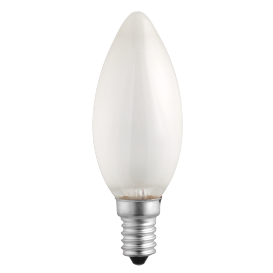 Лампа накаливания B35 240V 40W E14 frosted jpg